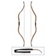 Bucktrail Horse Bow Traditional BAMBOO HAYK 52 inches Ambidextrous String Incl