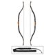 Bucktrail Horse Bow Traditional BLACK FLINT 48 inches Ambidextrous String Incl