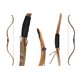 Oakridge Horse Bow Traditional BAMBOO SADA Matt Finish  52 inches Ambidextrous String Incl